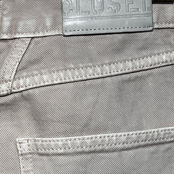 Anthropologie CLOSED Jamie High Waist Straight Leg Jeans LIGHT PEACH Size 26 - Picture 7 of 10